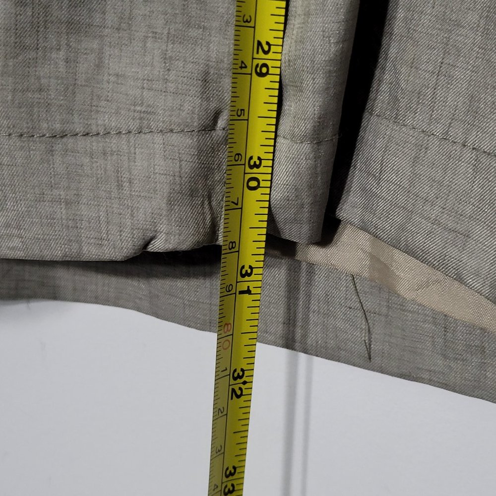 Nouveau Hooded Double-Breasted Trench Coat in Light Taupe - Picture 13 of 13
